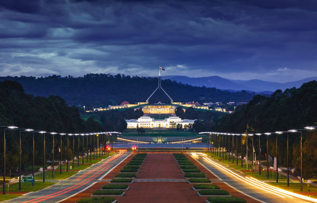 Điểm nhận chuyển phát nhanh Hà Nội - Canberra, Úc