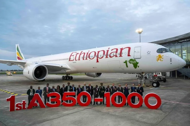 Hãng hàng không Ethiopian Airlines chính thức nhận máy bay A350-1000 đầu tiên tại châu Phi