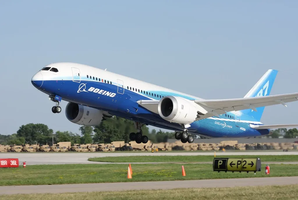 A Boeing 787 aviation component facility comes into operation