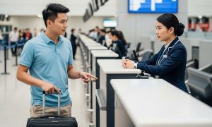 Nhân viên sân bay Thái Lan bỏ qua khi tôi mang hành lý xách tay thừa cân