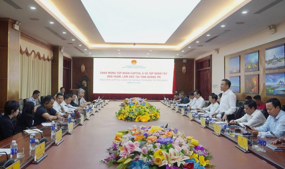 Tập đoàn Capital A và T&T muốn làm tổ hợp công nghiệp hàng không tại Quảng Trị
