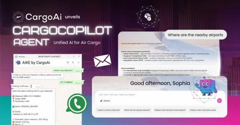 CargoAi Unveils CargoCoPilot Agent: Unified AI for Air Cargo