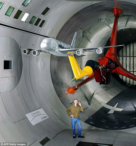 Đường hầm gió chuyên thử nghiệm máy bay