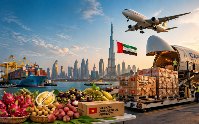 Gần 100 tấn nông sản Việt Nam xuất khẩu sang UAE bằng máy bay