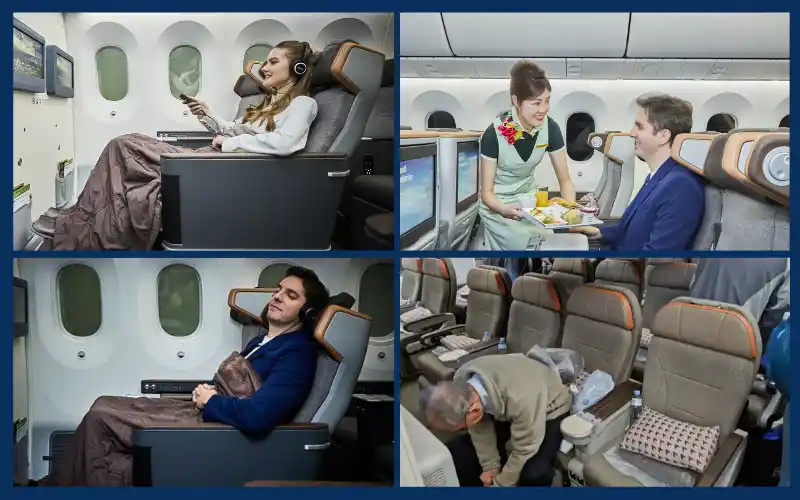 So sánh hạng phổ thông đặc biệt (Premium Economy) của các hãng bay lớn So sánh hạng phổ thông đặc biệt (Premium Economy) của các hãng bay lớn