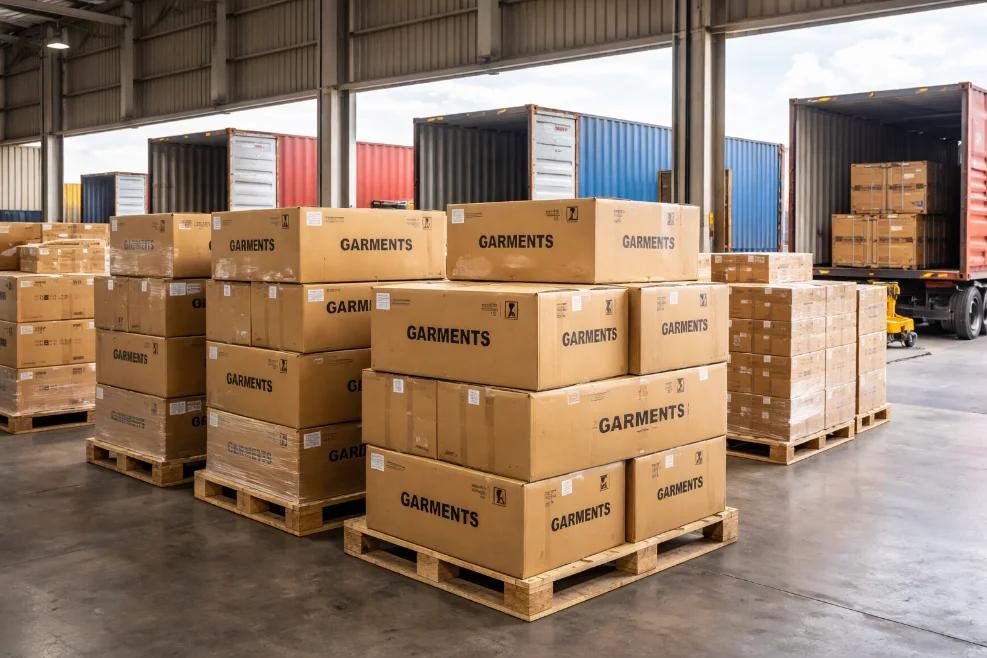 Dịch vụ vận chuyển quần áo xuất khẩu đến hơn 200 quốc gia