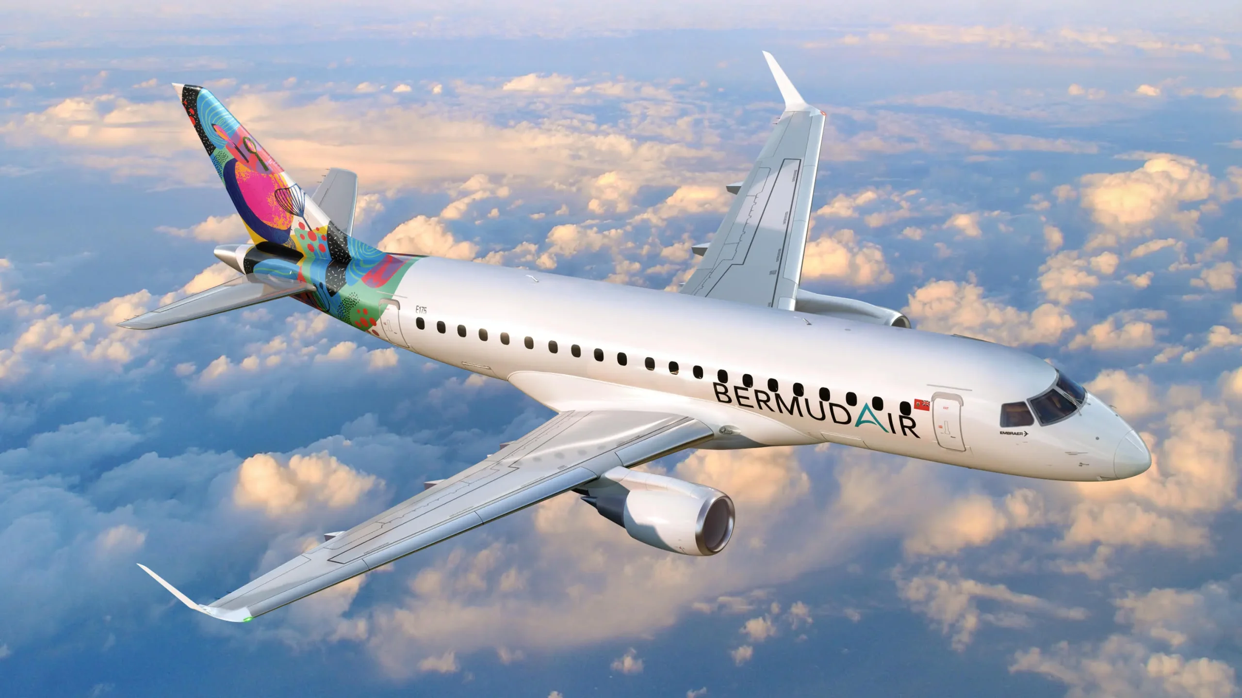 BermudAir gia nhập thị trường hàng hóa với máy bay E190F BermudAir gia nhập thị trường hàng hóa với máy bay E190F